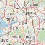Map for location: Asan, South Korea