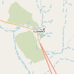 Map for location: Gasht, Iran