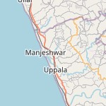 Map for location: Kasargod, India