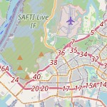 Map for location: Western Water Catchment, Singapore