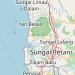 Map for location: Merbok, Malaysia