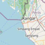 Map for location: Kuala Perlis, Malaysia