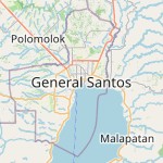 Map for location: General Santos, Philippines