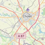 Map for location: Maine-et-Loire, France
