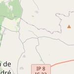 Map for location: São Francisco da Serra, Portugal