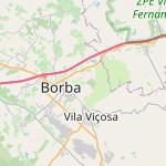 Map for location: Évora, Portugal