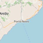 Map for location: Porto Novo, Cabo Verde