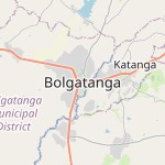 Map for location: Bolgatanga Municipal District, Ghana