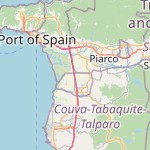 Map for location: Chaguanas, Trinidad and Tobago