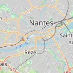 Map for location: Île de Nantes, France