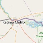 Map for location: Katima Mulilo, Namibia