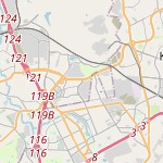 Map for location: Antwerp, South Africa