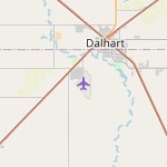 Map for location: Hartley County, United States