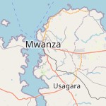 Map for location: Mwanza, Tanzania