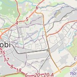 Map for location: Uhuru sublocation, Kenya