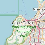 Map for location: City of Cape Town, South Africa