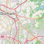 Map for location: Durham County, United States