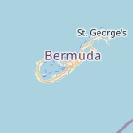 Map for location: City of Hamilton, Bermuda
