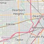 Map for location: Wayne County, United States