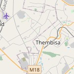 Map for location: Ntshonalanga, South Africa