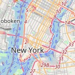 Map for location: Manhattan, United States