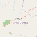 Map for location: Sinda, Zambia