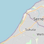 Map for location: Kerr Serign, Gambia