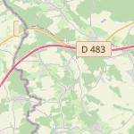 Map for location: Bretten, France