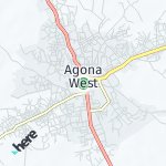 Map for location: Swedru, Ghana