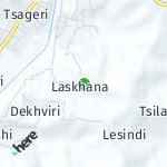 Map for location: Laskhana, Georgia