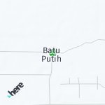 Map for location: Batu Putih, Indonesia