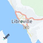 Map for location: Libreville, Gabon