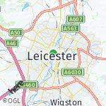 Map for location: Leicester, United Kingdom