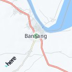 Map for location: Bansang, Gambia