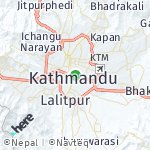 Map for location: Kathmandu, Nepal