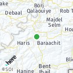 Map for location: Tebnine, Lebanon