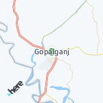 Map for location: Gopalganj, Bangladesh