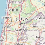 Map for location: Umm Al-Kutuf, Israel