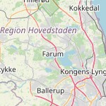 Map for location: Farum, Denmark