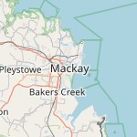 Map for location: Mackay, Australia