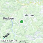 Map for location: Madan, Bulgaria