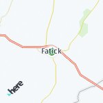Map for location: Fatick, Senegal