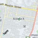Map for location: Aldefa'A, Saudi Arabia