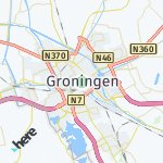 Map for location: Groningen, Netherlands