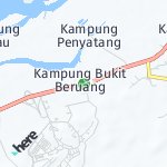 Map for location: Kampung Bukit Beruang, Brunei Darussalam