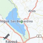 Map for location: San Bernardino, Paraguay