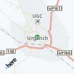 Map for location: Wu Er Gen Qi, Uzbekistan
