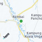 Map for location: Kampung Rambai, Brunei Darussalam