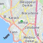 Map for location: Amitié, Senegal