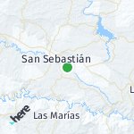 Map for location: San Sebastián, Puerto Rico